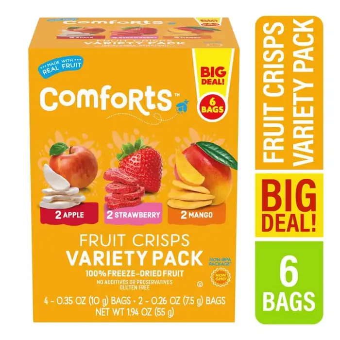 Comforts Fruit Crisps Variety Pack