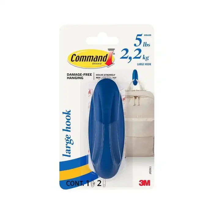 Command Damage-Free Large Designer Hook Artic Freeze