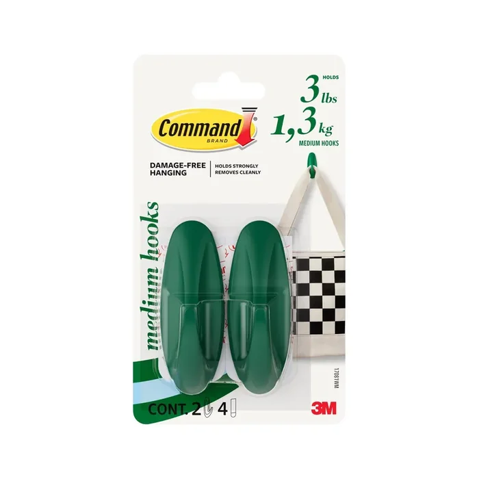 Command Medium Designer Hooks – Watermelon