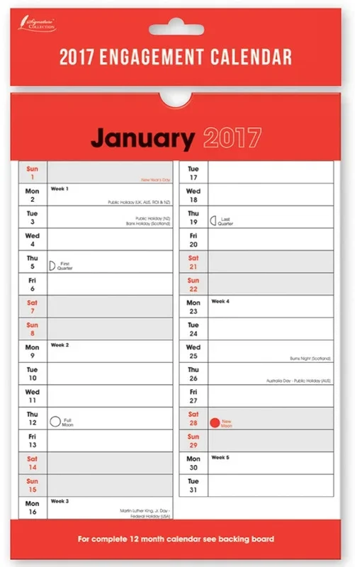 Commercial Engagement Calendar