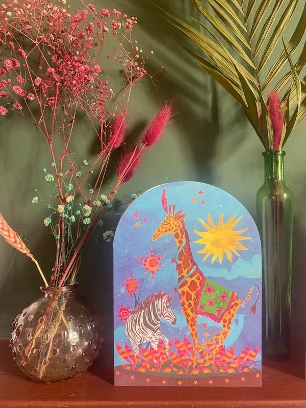 Dancing Duo Bell Jar Card