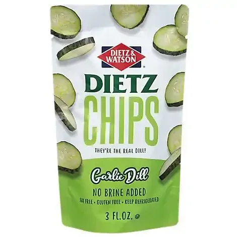 Dietz & Watson Pickle Pouch Dill Chips – 3 OZ
