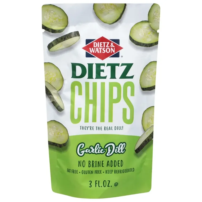 Dietz & Watson Pickle Pouch Dill Chips – 3 Oz