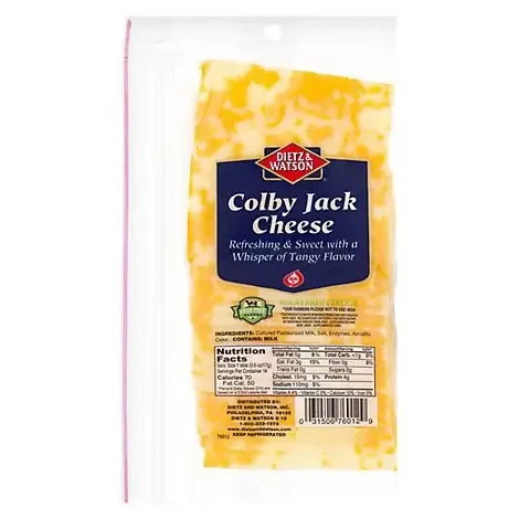 Dietz & Watson Sliced Colby Jack Cheese – 12 Oz