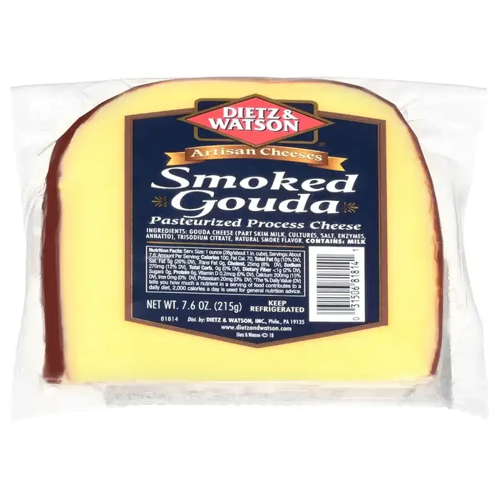 Dietz & Watson Smoked Gouda Cheese 7.6 oz