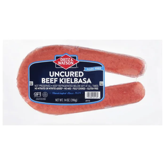 Dietz & Watson Uncured Beef Kielbasa 14 oz