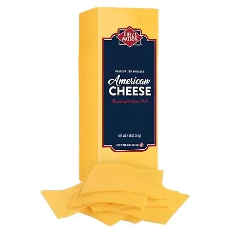 Dietz & Watson Yellow American Cheese – 0.50 Lb