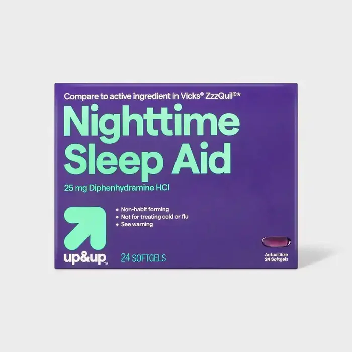 Diphendyramine Sleep Aid Softgels – 24ct – up&up™