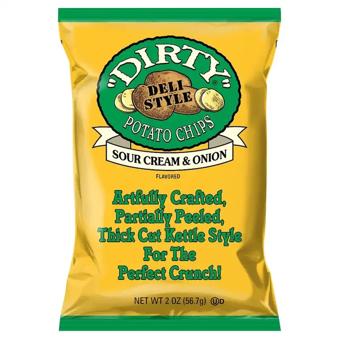 Dirty Potato Chips Sour Cream & Onion Kettle Chips