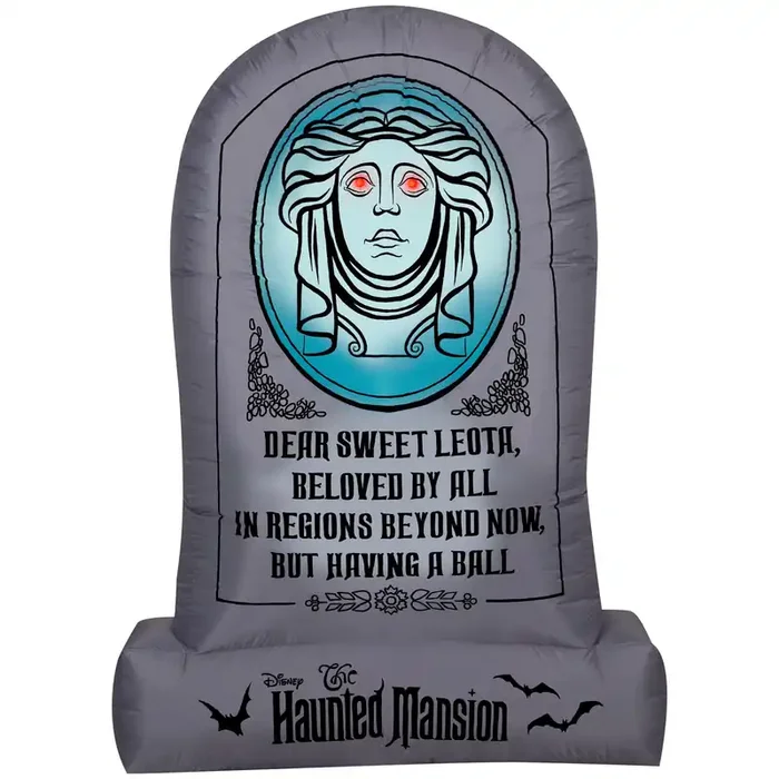 Disney 6.0-ft Freestanding Talking Lighted Disney The Haunted Mansion Madame Leota Airblown Tombstone Inflatable