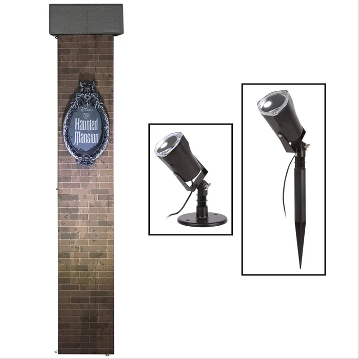 Disney 72.05-Inches Freestanding Lighted Disney The Haunted Mansion Door decoration