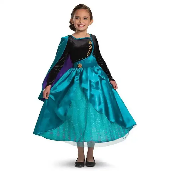 Disney Frozen 2 Anna Deluxe Kids‘ Halloween Costume Dress S (4-6x)
