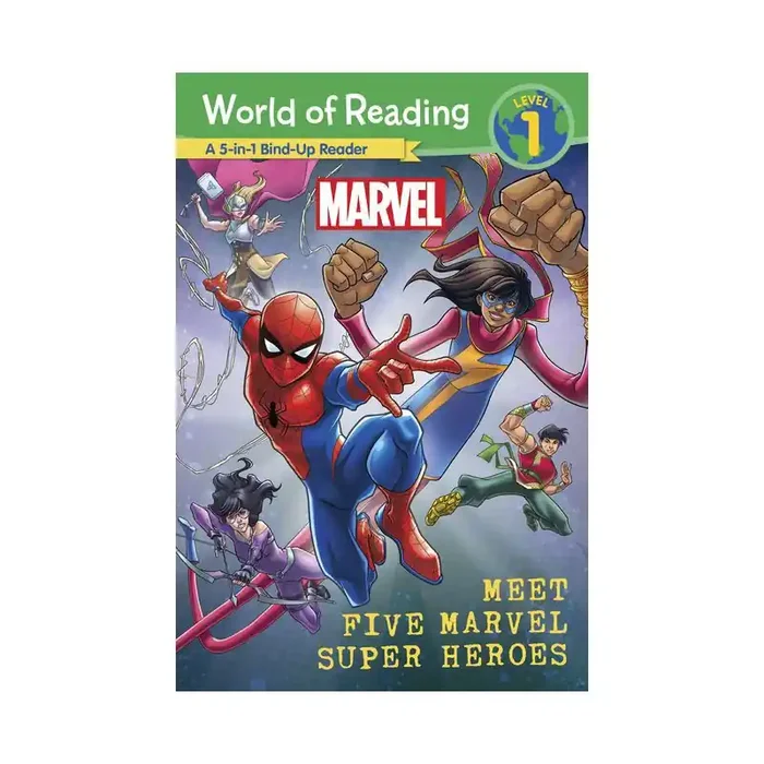 Disney World of Reading Five Super Hero Adventures – by Marvel Press Book Group (Paperback)