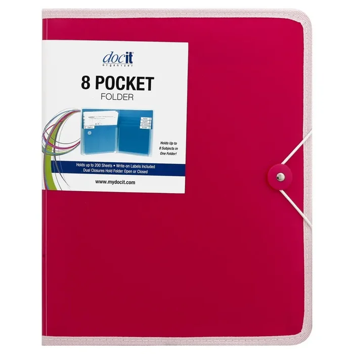 Doc It 8-Pocket Folder Organizer