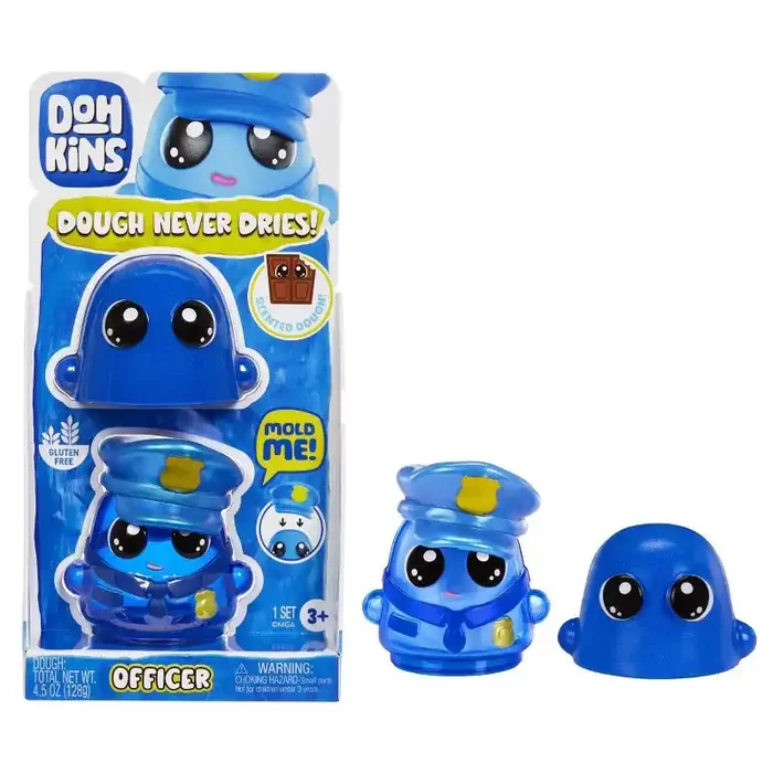 DohKins Police Officer Single Pack Character – Dough Never Dries