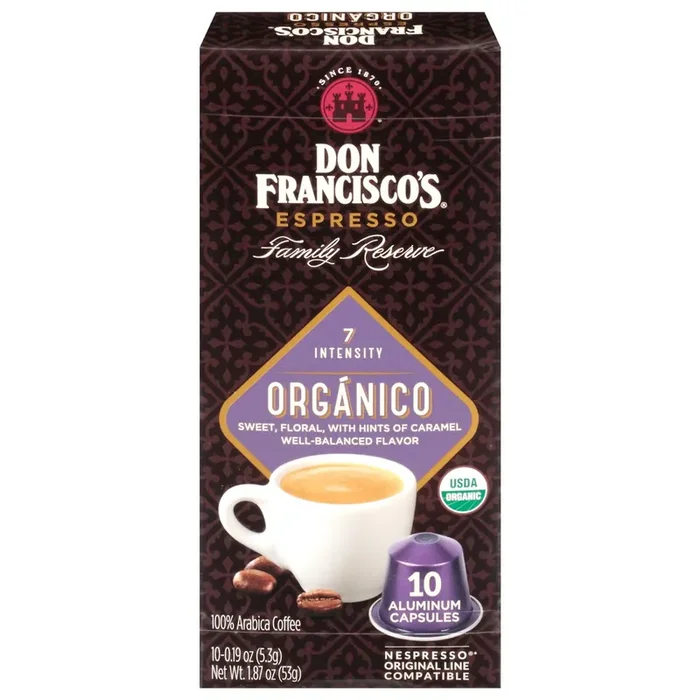 Don Francisco‘s Coffee Family Reserve Organico Capsules – 0.19 oz