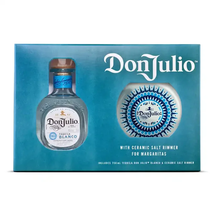 Don Julio Blanco Tequila, 750 mL Bottle with Salt Rimmer