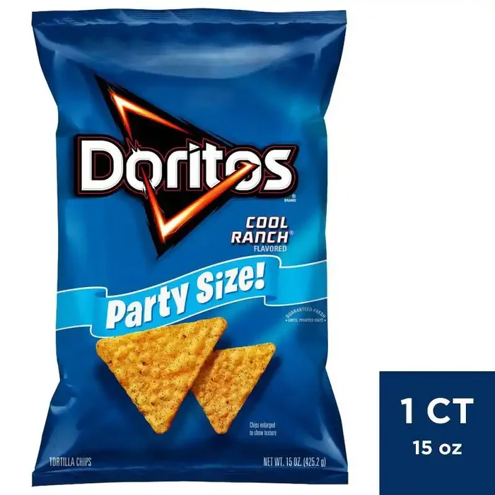 Doritos Cool Ranch Flavor Party Size Tortilla Chips – 14.5oz