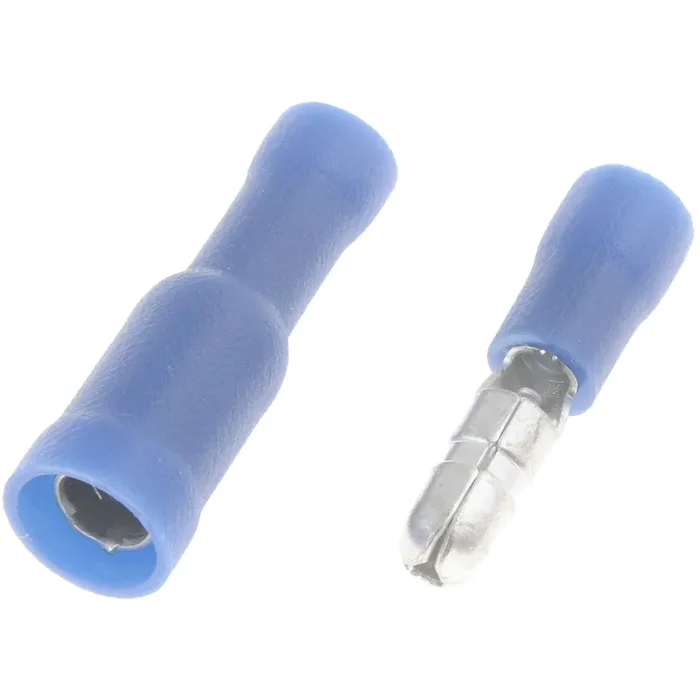Dorman 16-14 Gauge Male/Female Set Bullet Terminal, .157 In., Blue
