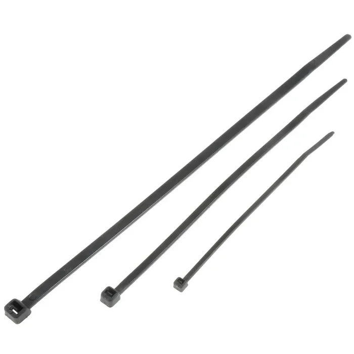Dorman 4,6,8 in. Black Wire Ties Canister