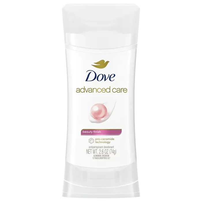 Dove Advanced Care 48-Hour Antiperspirant & Deodorant Stick, Beauty Finish, 2.6 Oz