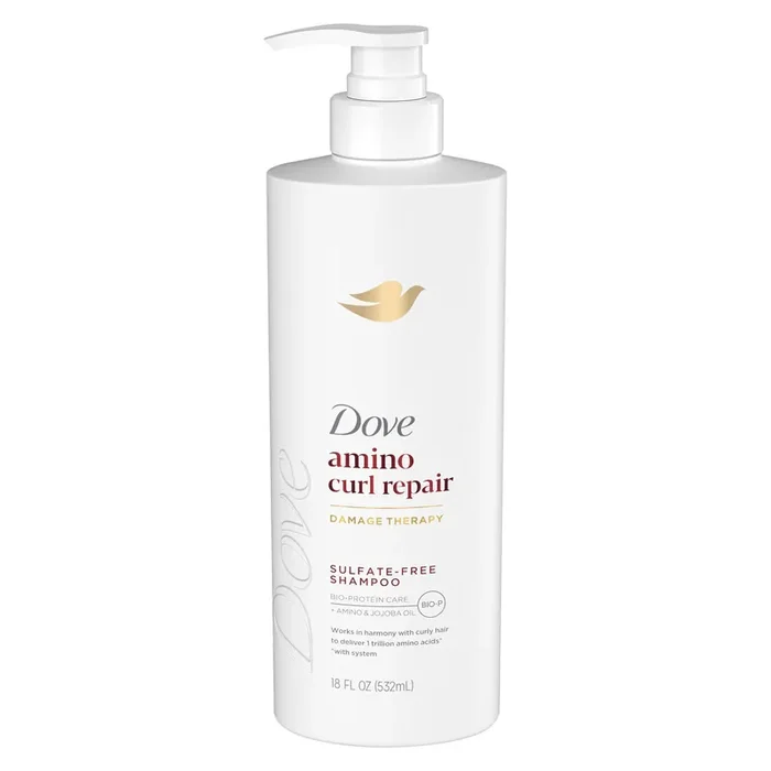 Dove Amino Curl Repair Damage Therapy Sulfate-Free Shampoo