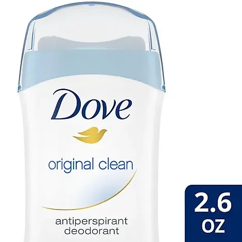 Dove Antiperspirant Deodorant Stick Invisible Solid Original Clean