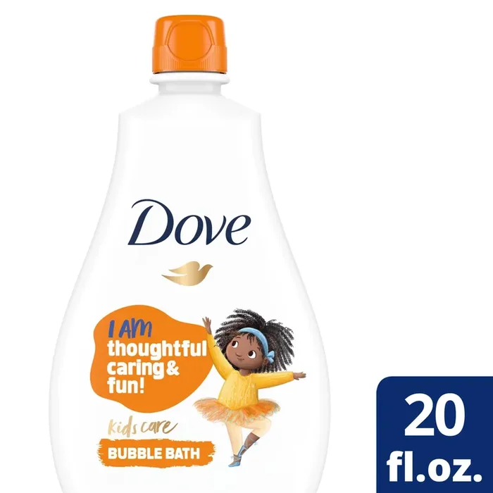 Dove Beauty Kids Care Hypoallergenic Bubble Bath Coconut Cookie – 20 fl oz
