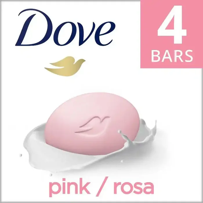 Dove Beauty Pink Deep Moisture Beauty Bar Soap – 4pk – 3.75oz each