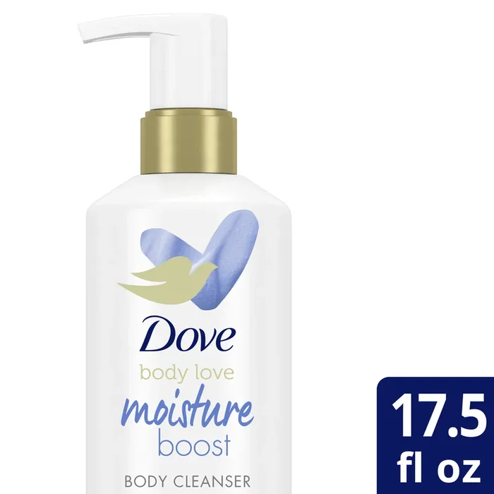 Dove Body Love Body Cleanser Moisture Boost, 17.5 fl oz