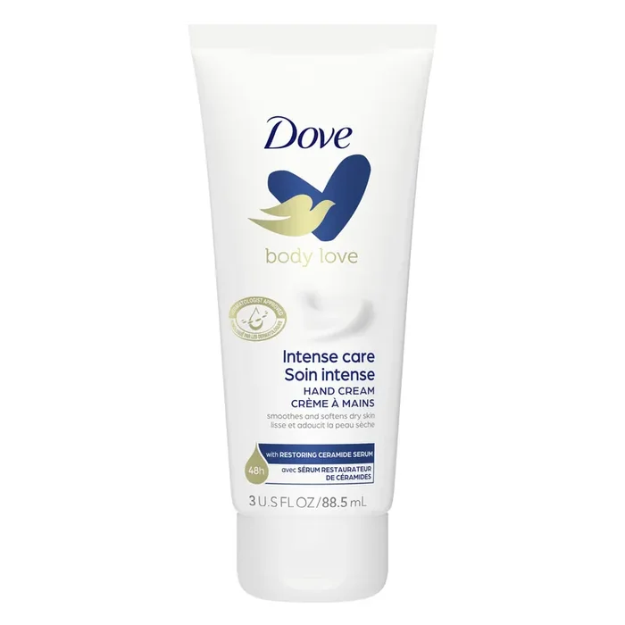 Dove Body Love Moisturizing Hand Cream Intense Care, 3 oz