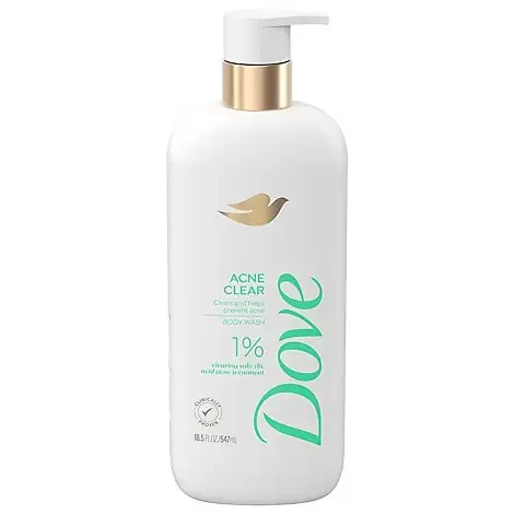 Dove Body Wash Acne Clear – 18.5 Fl. Oz.