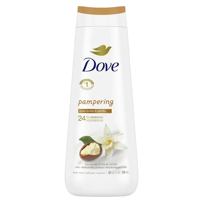 Dove Body Wash Pampering Shea Butter & Vanilla, 20 oz