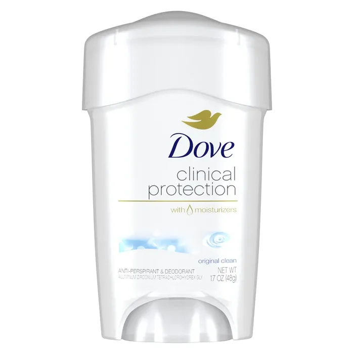 Dove Clinical Protection Antiperspirant Deodorant Original Clean, 1.7 oz