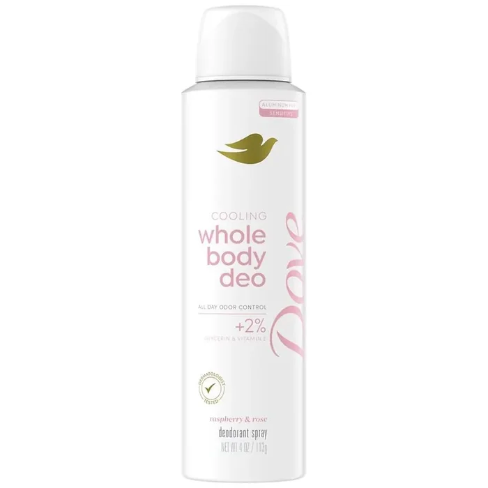 Dove Whole Body Deo Cooling Spray Raspberry & Rose