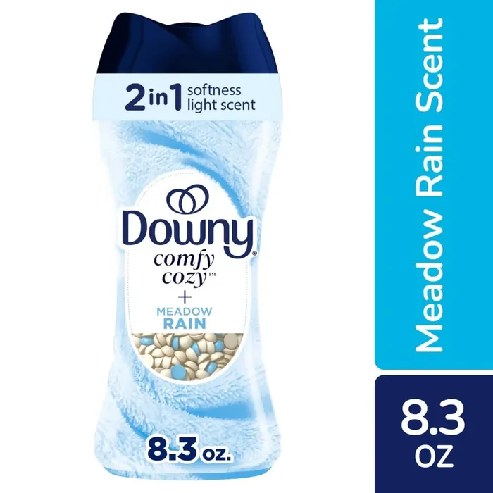 Downy Comfy Cozy In-Wash Laundry Scent Booster Beads, Meadow Rain Scent, 8.3 oz