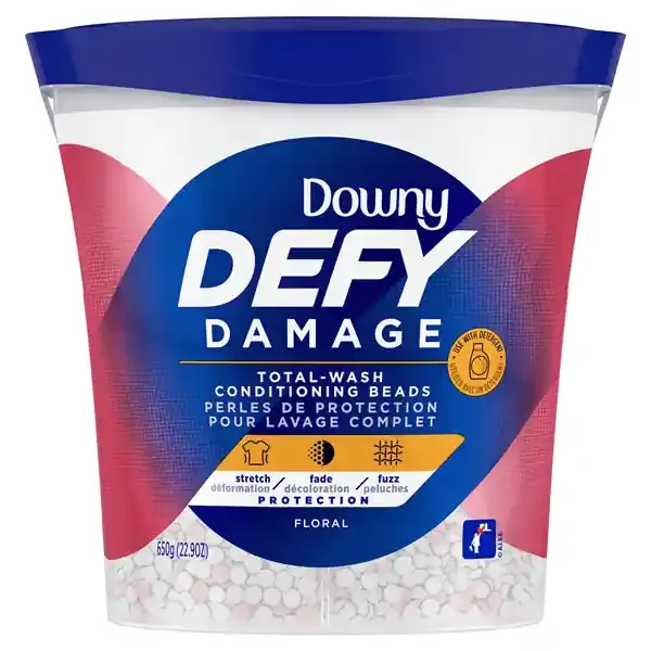 Downy Defy Damage Total-Wash Conditioning Beads, Floral, 22.9 Oz