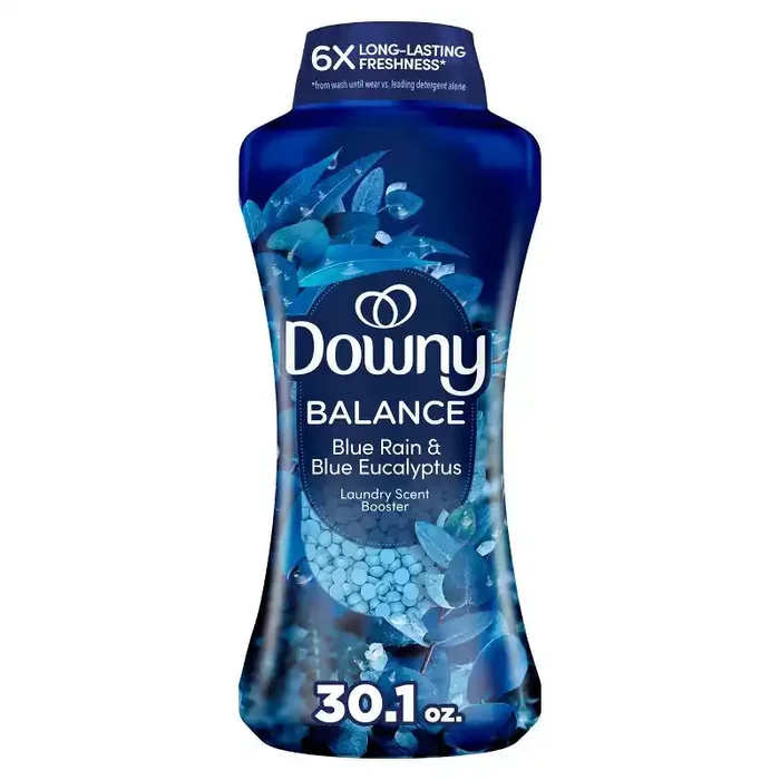 Downy Infusions Balance Crisp Rain & Blue Eucalyptus In-Wash Scent Booster Beads – 30.1oz