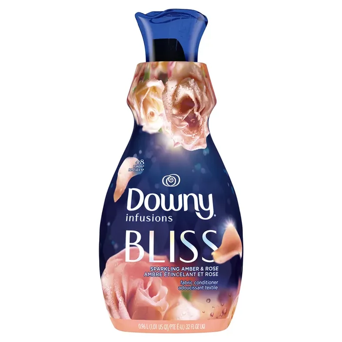 Downy Infusions Bliss Sparkling Amber Rose Liquid Fabric Softener
