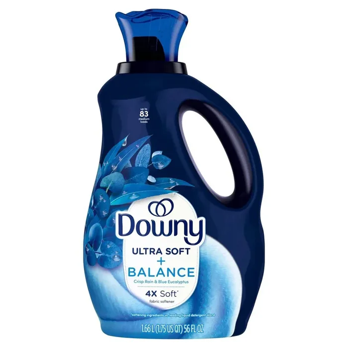 Downy Ultra Soft + Balance Fabric Softener – Crisp Rain & Blue Eucalyptus