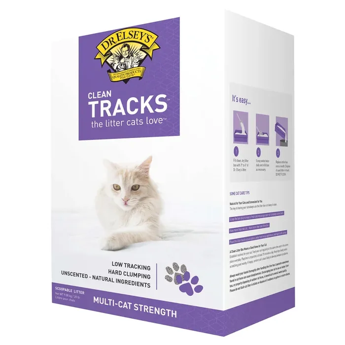 Dr. Elsey‘s Clean Tracks Clumping Clay Cat Litter