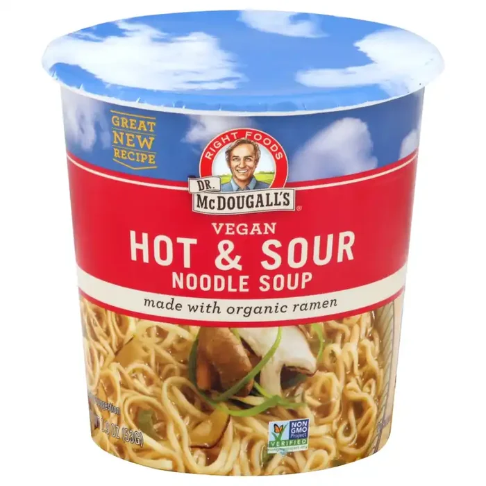 Dr. McDougall‘s Noodle Soup, Vegan, Hot & Sour
