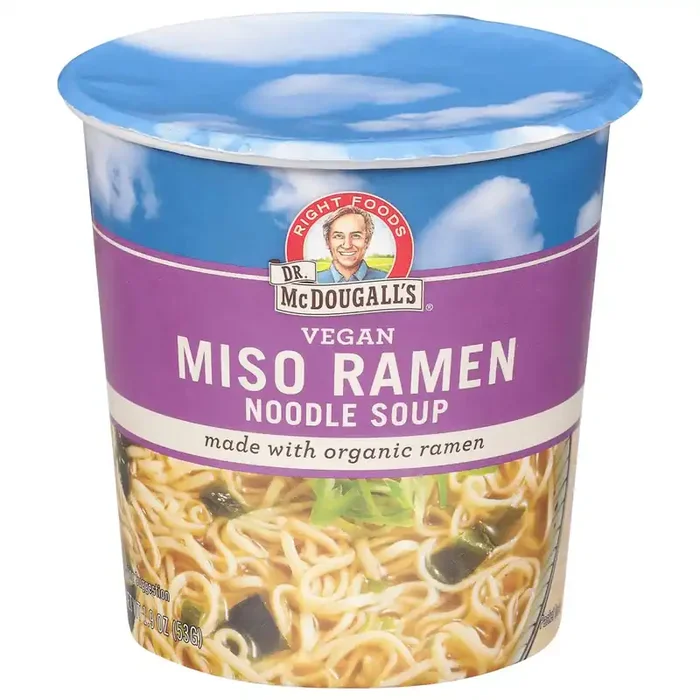 Dr. McDougall‘s Vegan Miso Ramen Noodle Soup – 1.9 oz