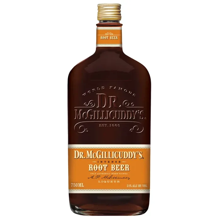 Dr. McGillicuddy‘s Dr. McGillicuddy‘‘s Root Beer Liqueur, 750 mL Bottle, 42 Proof