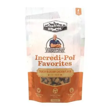 Dr. Pol Incredi-Pol Favorites Crunchy & Creamy Chicken Flavor Cat Treat
