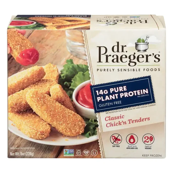 Dr. Praeger‘s Classic Gluten Free Chick‘n Tenders 8 oz