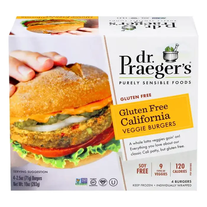 Dr. Praeger‘s Gluten Free California Veggie Burgers 4 ea