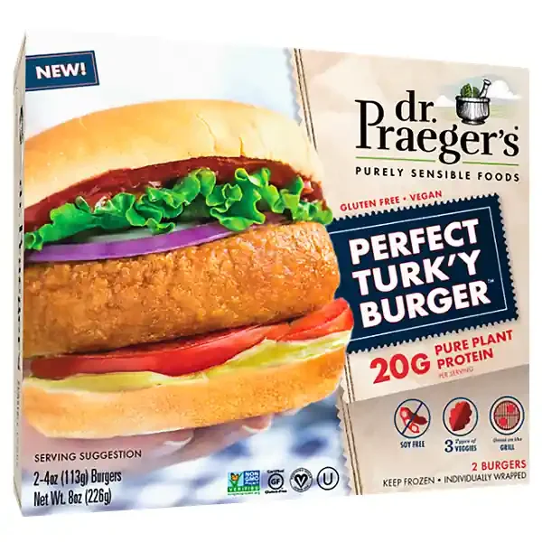 Dr. Praeger‘s Gluten Free Meatless Perfect Turk‘Y Burger