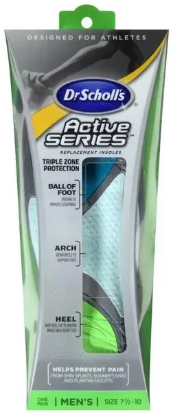 Dr. Scholl‘s Active Series Men‘s Insole Replacement
