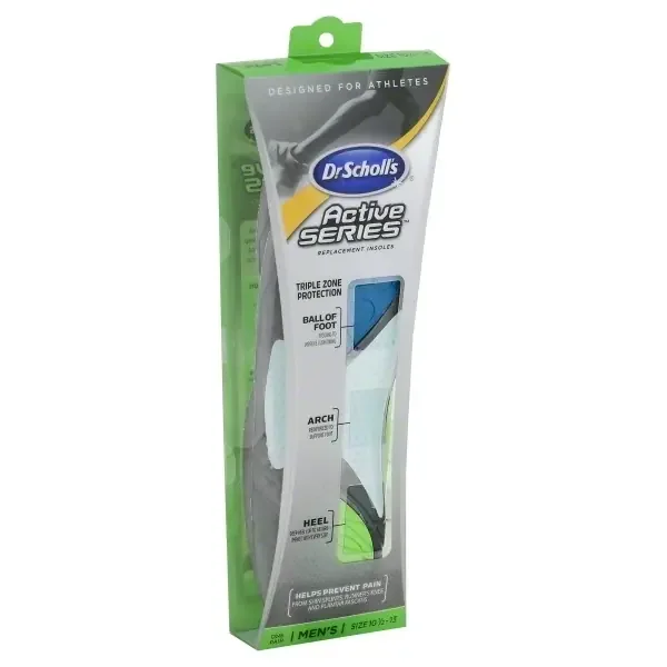 Dr. Scholl‘s Active Series Men‘s Replacement Insoles